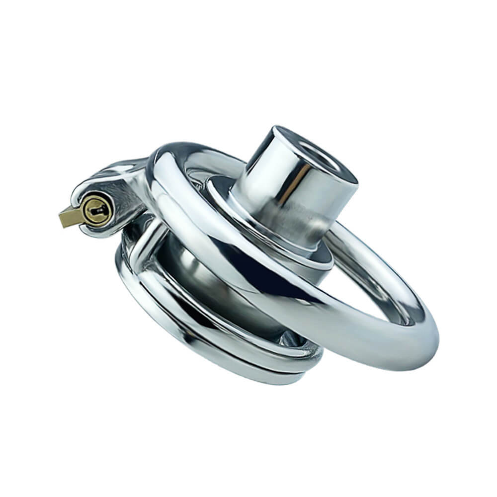 Negative Stainless Steel Passion Chastity Device