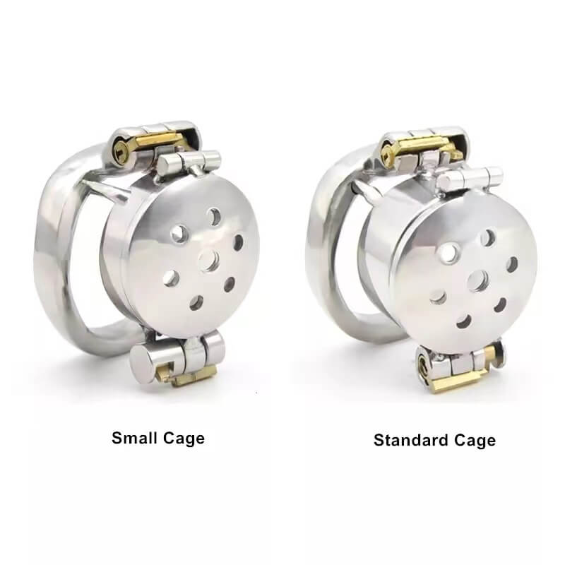 Double Lock Flip Glans Cover Chastity Device