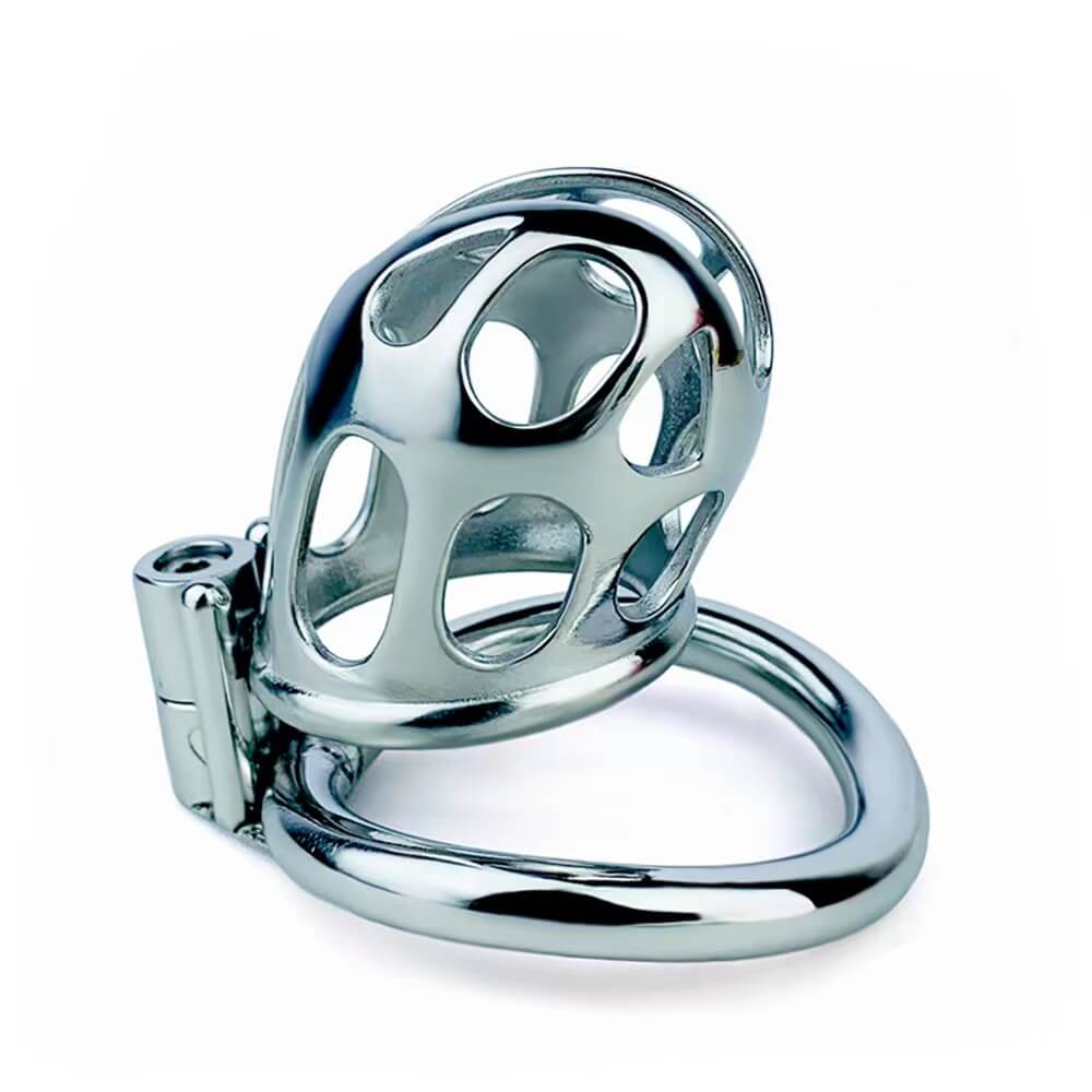 New Stainless Steel Bound Chastity Cage