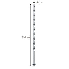 Charger l&#39;image dans la galerie, Plug pénien perlé en acier inoxydable 
