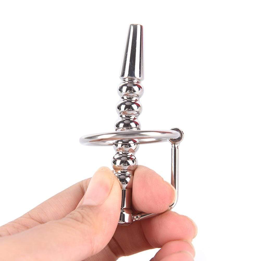 Hohler Harnröhrendilatator Penis Plug mit Penisring