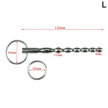 Load image into Gallery viewer, Beaded Prince Wand With Cock Ring 5.12 Inches to 5.31 Inches Long
