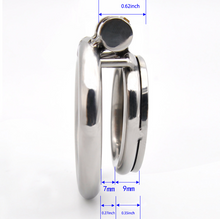 Load image into Gallery viewer, The Tablet Metal Chastity Cage With Tube
