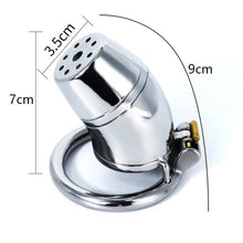 Load image into Gallery viewer, Stainless Steel Sprinkler Chastity Cage 3.54 inches
