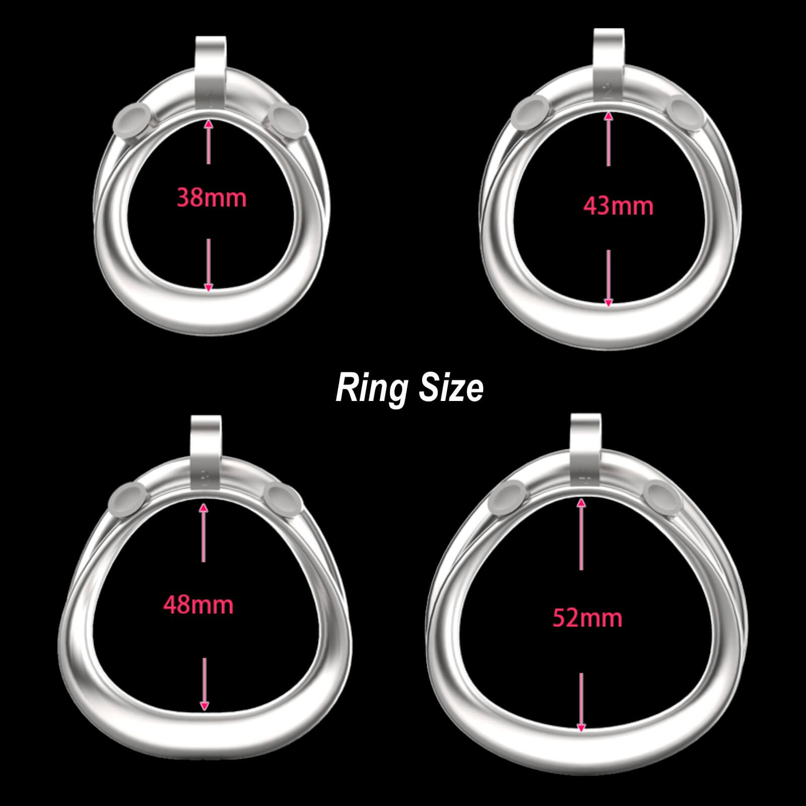Python V7 Nano Python V7.0 Nano Stainless Steel Chastity Device – metalchastity