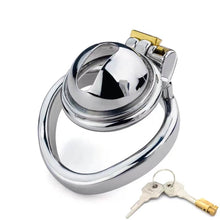 Load image into Gallery viewer, Stainless Steel Small Male Chastity Device Penis Cage
