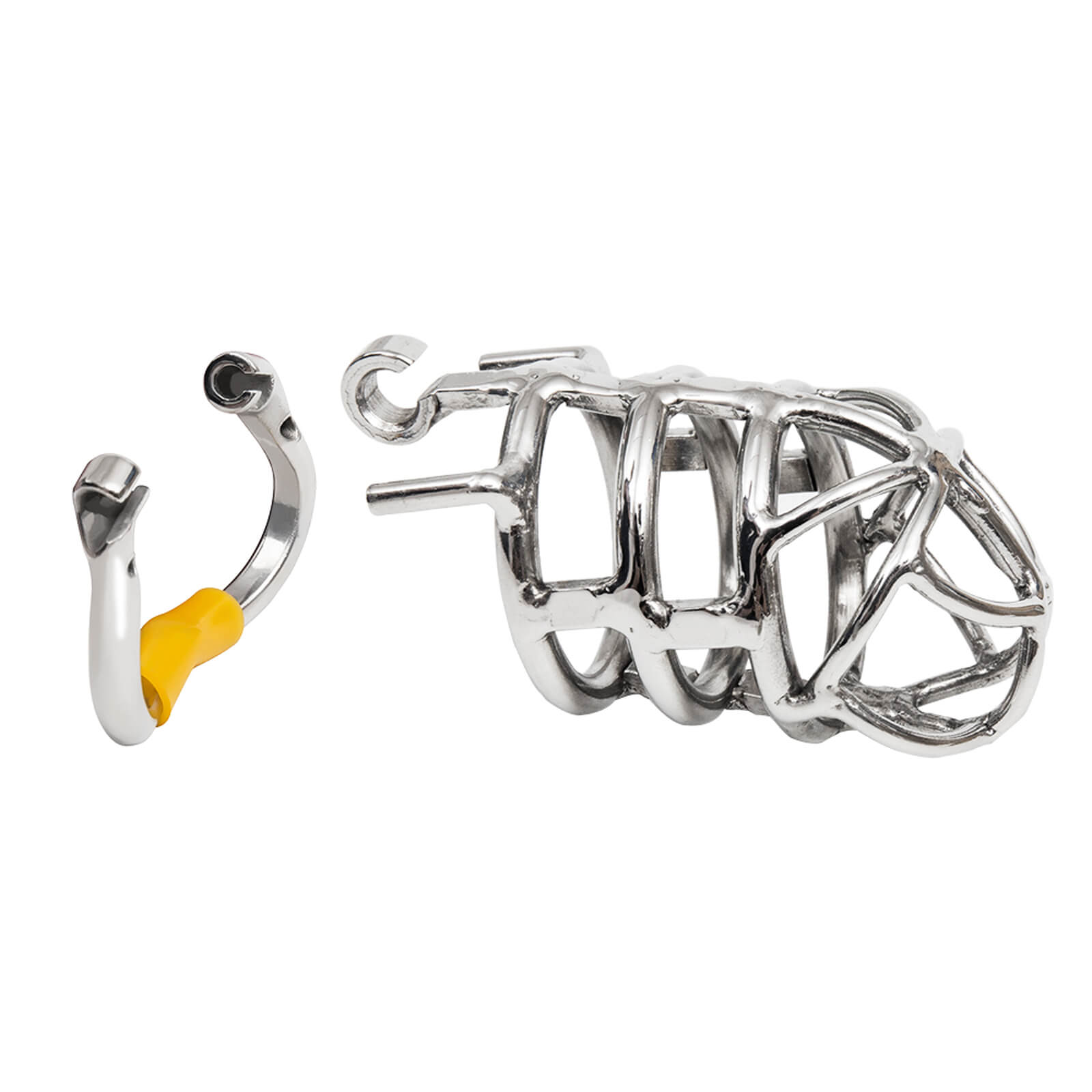 CC22 Reverse Design Stainless Steel Stealth Chastity Cage